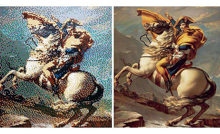Jacques-Louis David, Alpleri Geçen Napolyon