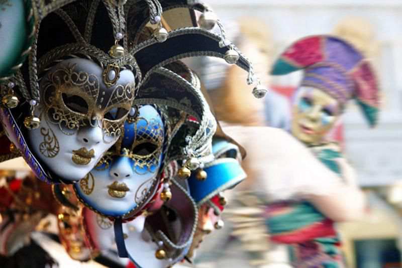 Venedik Karnavalı'nda Maske Şöleni