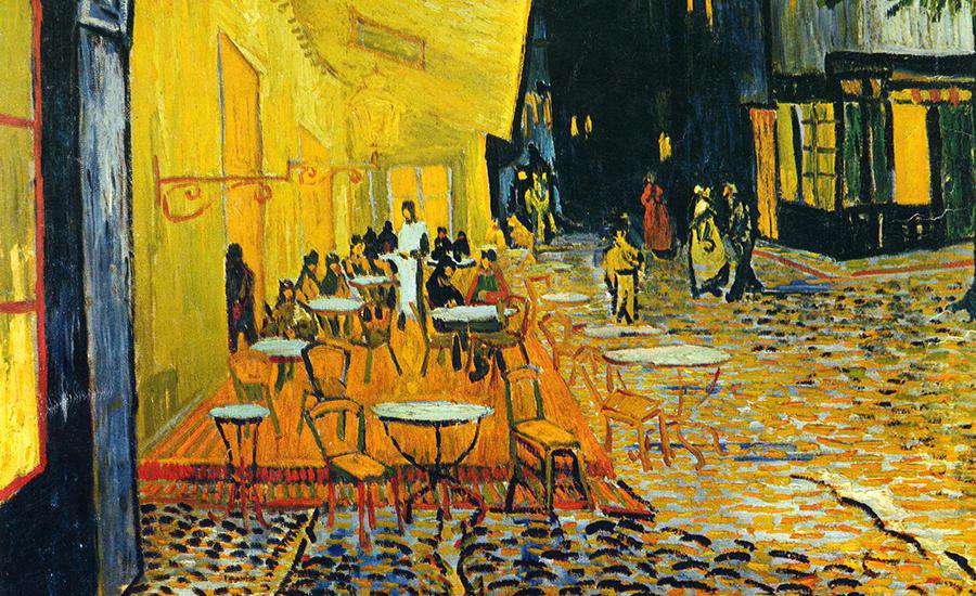 Cafe Terrace at Night (1888)