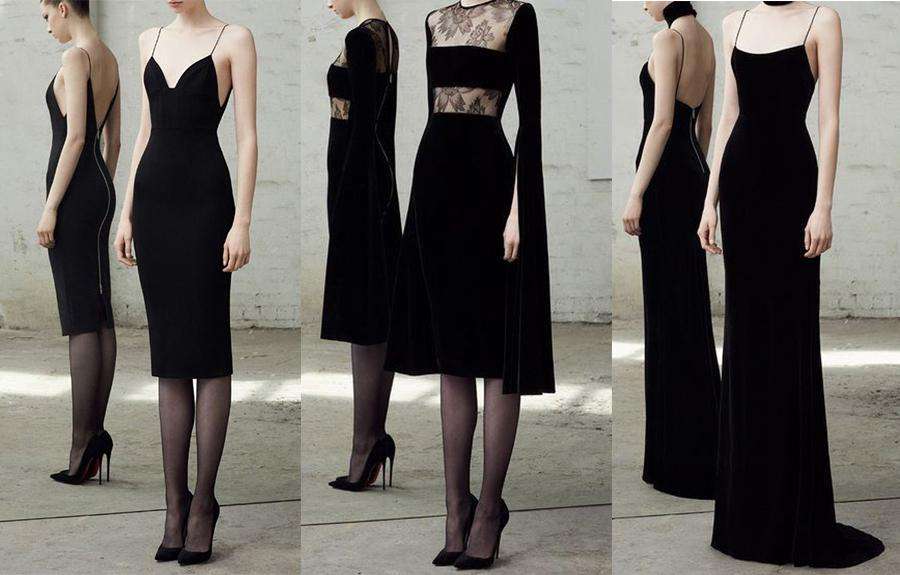 En Sexi ve En Elegant Siyah Elbise Modelleri