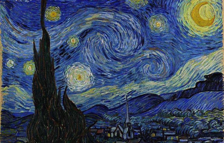 Yıldızlı Gece (The Starry Night), 1889