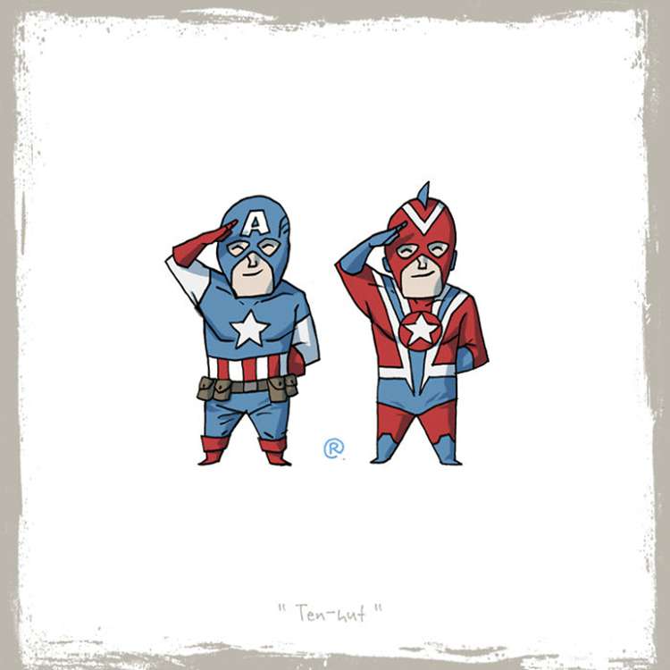 Captain America / Commander Steel