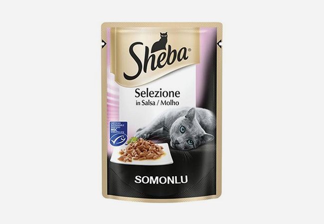SHEBA Somonlu-Grey Soslu Kedi Maması